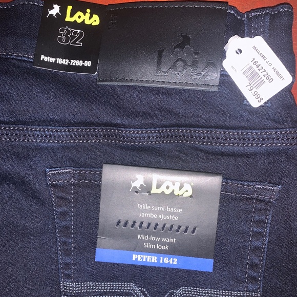 Lois Men’s Peter 1642 Black Slim fit - Picture 8 of 8